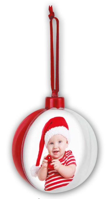 Bola grande roja navidad