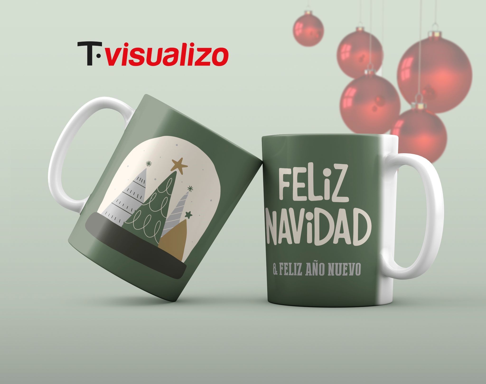 Taza Árbol Verde