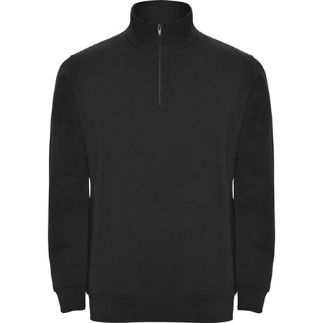 Sudadera media cremallera Negra