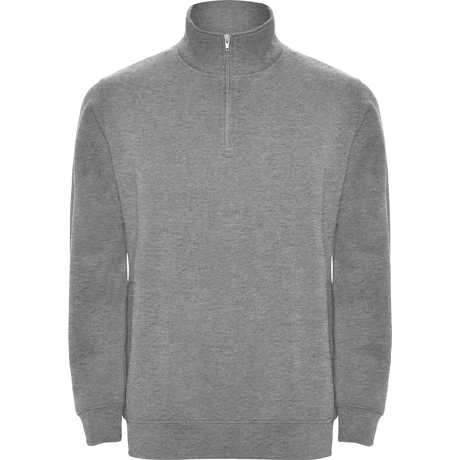 Sudadera media cremallera Gris