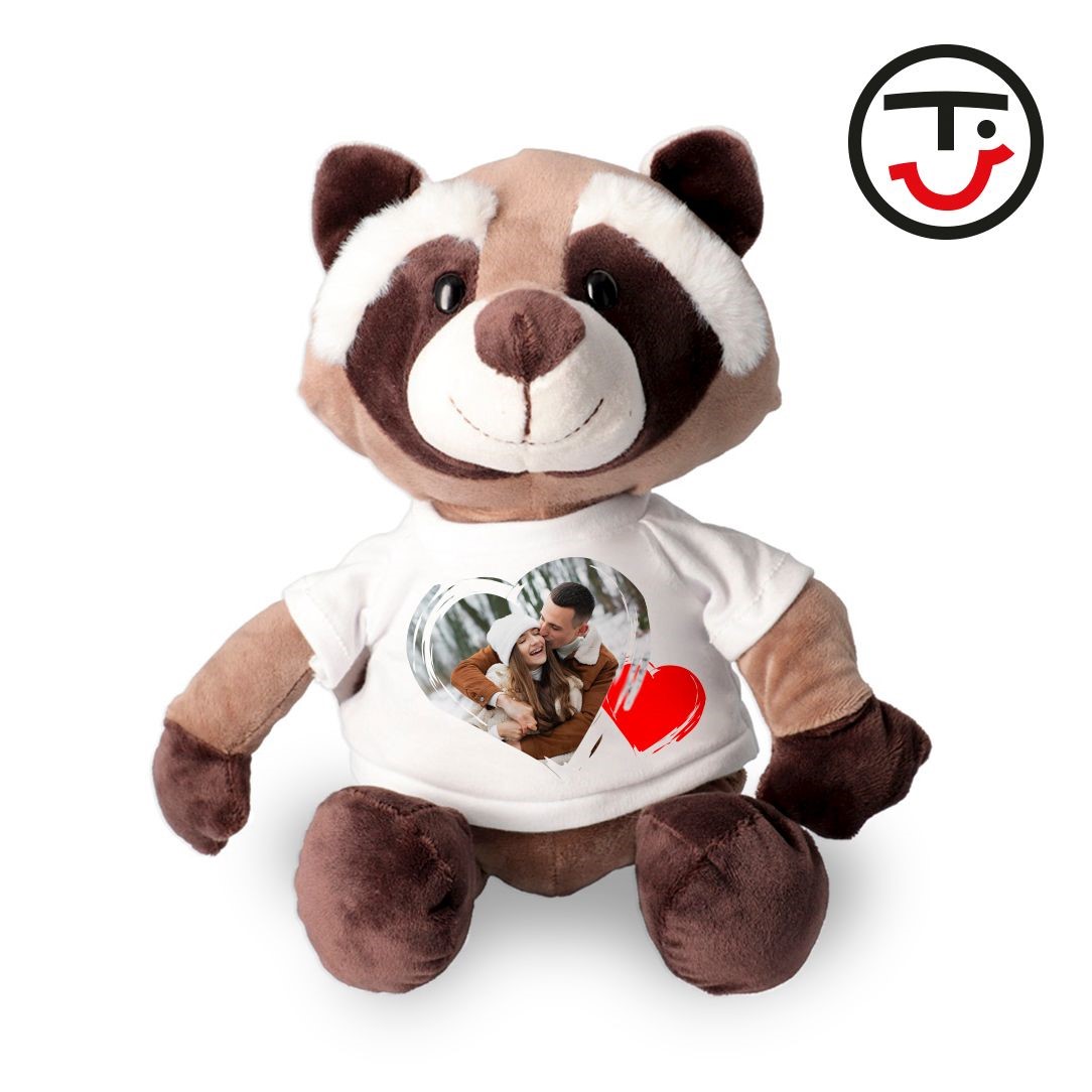 Peluche animal Mapache T